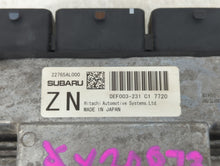 2018 Subaru Wrx PCM Engine Control Computer ECU ECM PCU OEM P/N:22765AL000 Fits OEM Used Auto Parts