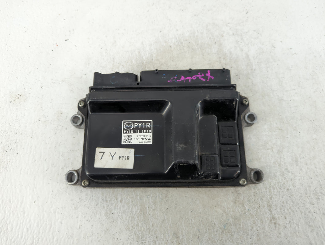 2014-2016 Mazda 6 PCM Engine Control Computer ECU ECM PCU OEM P/N:PY1R 18 881B Fits Fits 2014 2015 2016 OEM Used Auto Parts