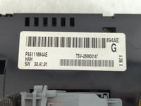 2009 Dodge Journey Climate Control Module Temperature AC/Heater Replacement P/N:P55111894AE Fits OEM Used Auto Parts - Oemusedautoparts1.com