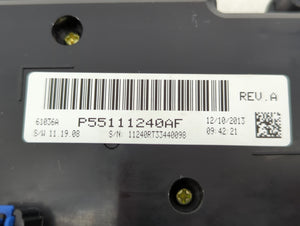 2014 Dodge Caravan Climate Control Module Temperature AC/Heater Replacement P/N:P55111240AF Fits OEM Used Auto Parts