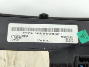 2018-2020 Jeep Renegade Climate Control Module Temperature AC/Heater Replacement P/N:07356941380 Fits Fits 2018 2019 2020 OEM Used Auto Parts