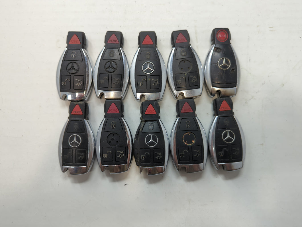 Lot of 10 Mercedes-Benz Keyless Entry Remote Fob IYZDC11 | IYZDC07 |