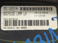 2018 Dodge Journey Tail Light Assembly Driver Left OEM P/N:5031043616 05116291AH Fits OEM Used Auto Parts - Oemusedautoparts1.com