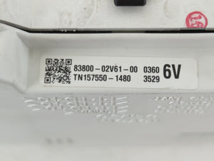 2010 Chevrolet Colorado Instrument Cluster Speedometer Gauges P/N:83800-02V61-00 Fits Fits 2009 2011 OEM Used Auto Parts