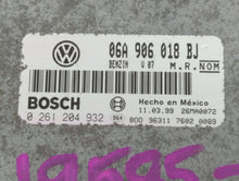 1999 Volkswagen Jetta PCM Engine Control Computer ECU ECM PCU OEM P/N:06A 906 018 BJ Fits OEM Used Auto Parts