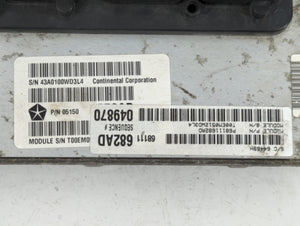 2012-2013 Jeep Grand Cherokee PCM Engine Control Computer ECU ECM PCU OEM P/N:68111682AD P68111682AD Fits Fits 2012 2013 OEM Used Auto Parts