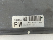 2009 Nissan Murano PCM Engine Control Computer ECU ECM PCU OEM P/N:MEC116-010 E1 Fits OEM Used Auto Parts