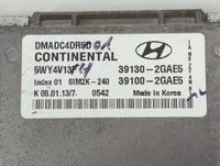 2013 Hyundai Santa Fe PCM Engine Control Computer ECU ECM PCU OEM P/N:39130-2GAE5 Fits OEM Used Auto Parts - Oemusedautoparts1.com