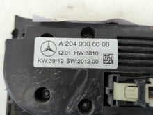 2013-2014 Mercedes-Benz C250 Climate Control Module Temperature AC/Heater Replacement P/N:A 204 900 68 08 Fits Fits 2013 2014 2015 OEM Used Auto Parts