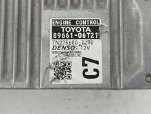 2016-2017 Toyota Camry PCM Engine Computer ECU ECM PCU OEM P/N:89661-06T21 Fits Fits 2016 2017 OEM Used Auto Parts