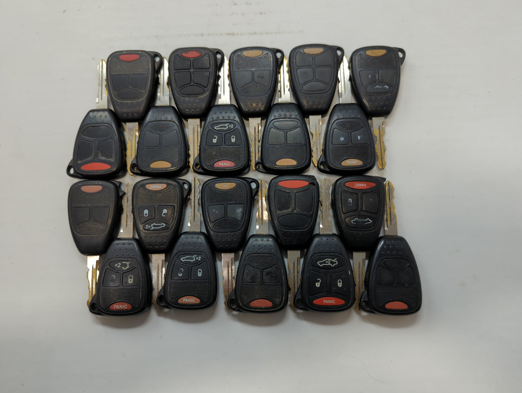 Lot of 20 Dodge Keyless Entry Remote Fob OHT692427AA | OHT692713AA |