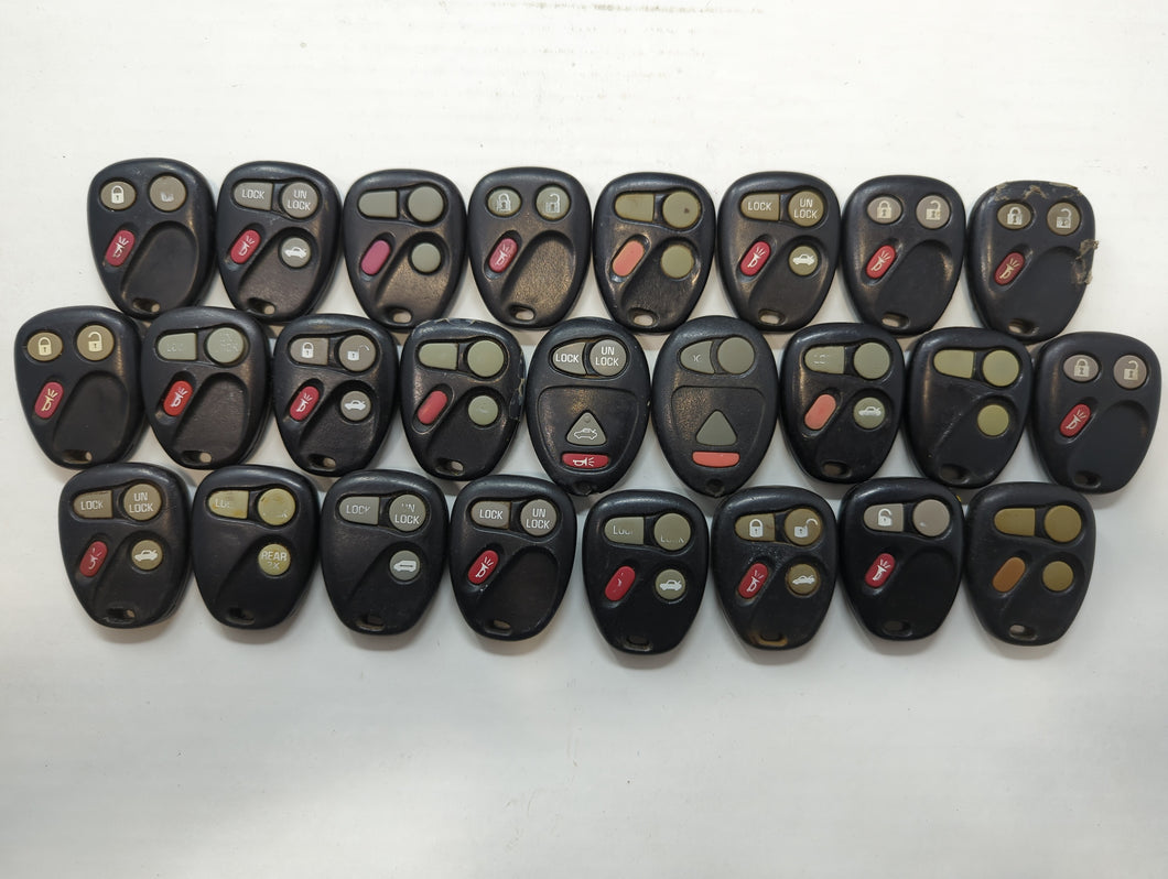 Lot of 25 Chevrolet Keyless Entry Remote Fob N5F736586-A | LHJ011 |