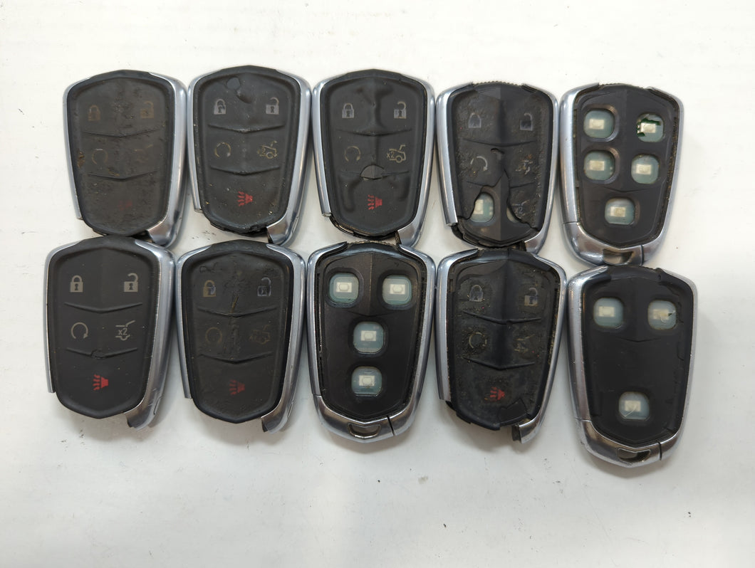 Lot of 10 Cadillac Keyless Entry Remote Fob HYQ2AB | HYQ2EB 13580800F |