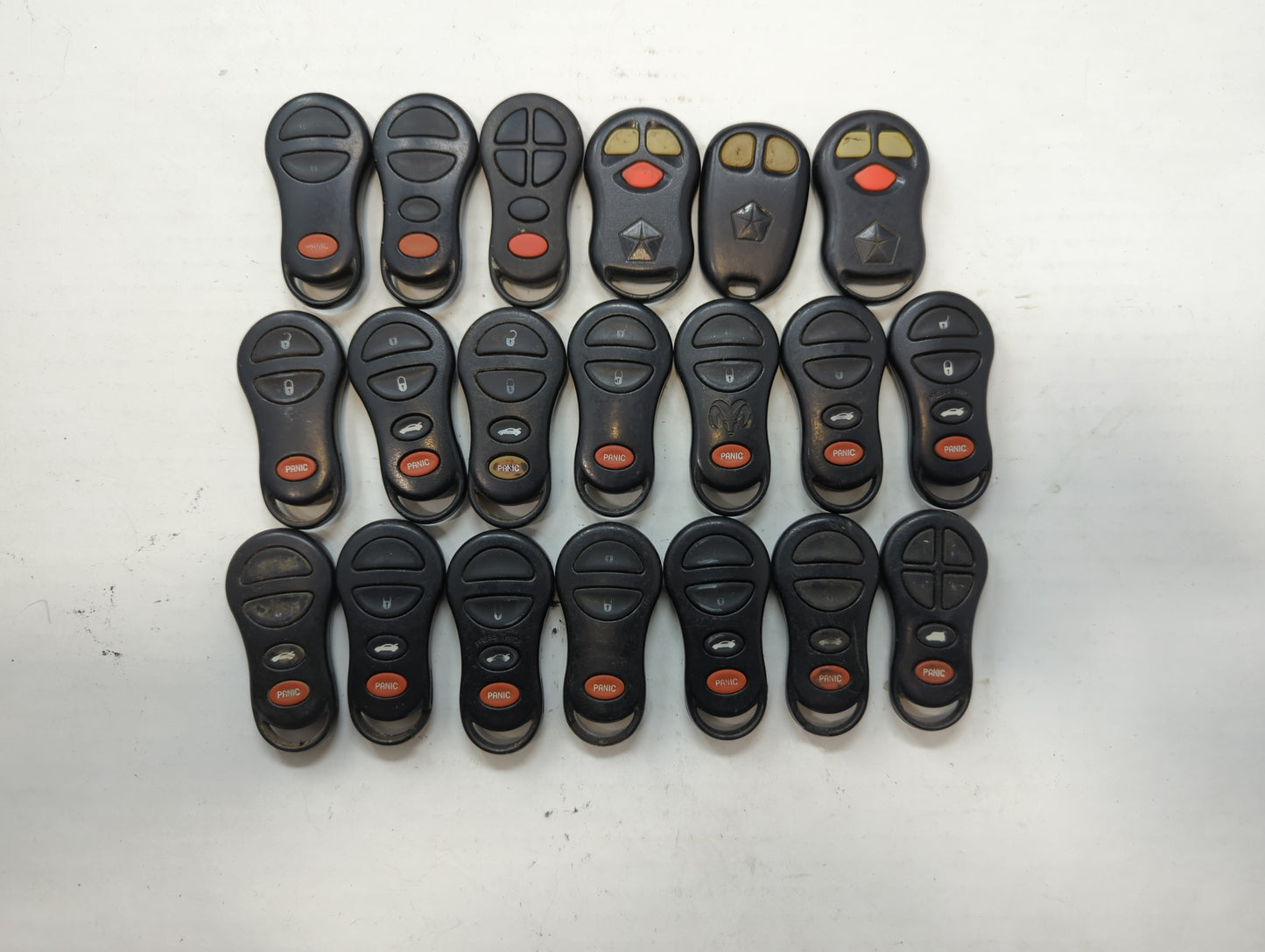 Lot of 20 Dodge Keyless Entry Remote Fob KYPTX001 | KYPT03C98JA | - Oemusedautoparts1.com
