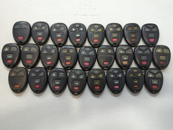 compare product Lot of 25 Chevrolet Keyless Entry Remote Fob OUC60270 | OUC60221
