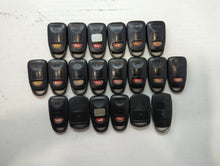 Lot of 20 Hyundai Keyless Entry Remote Fob MIXED FCC IDS MIXED PART