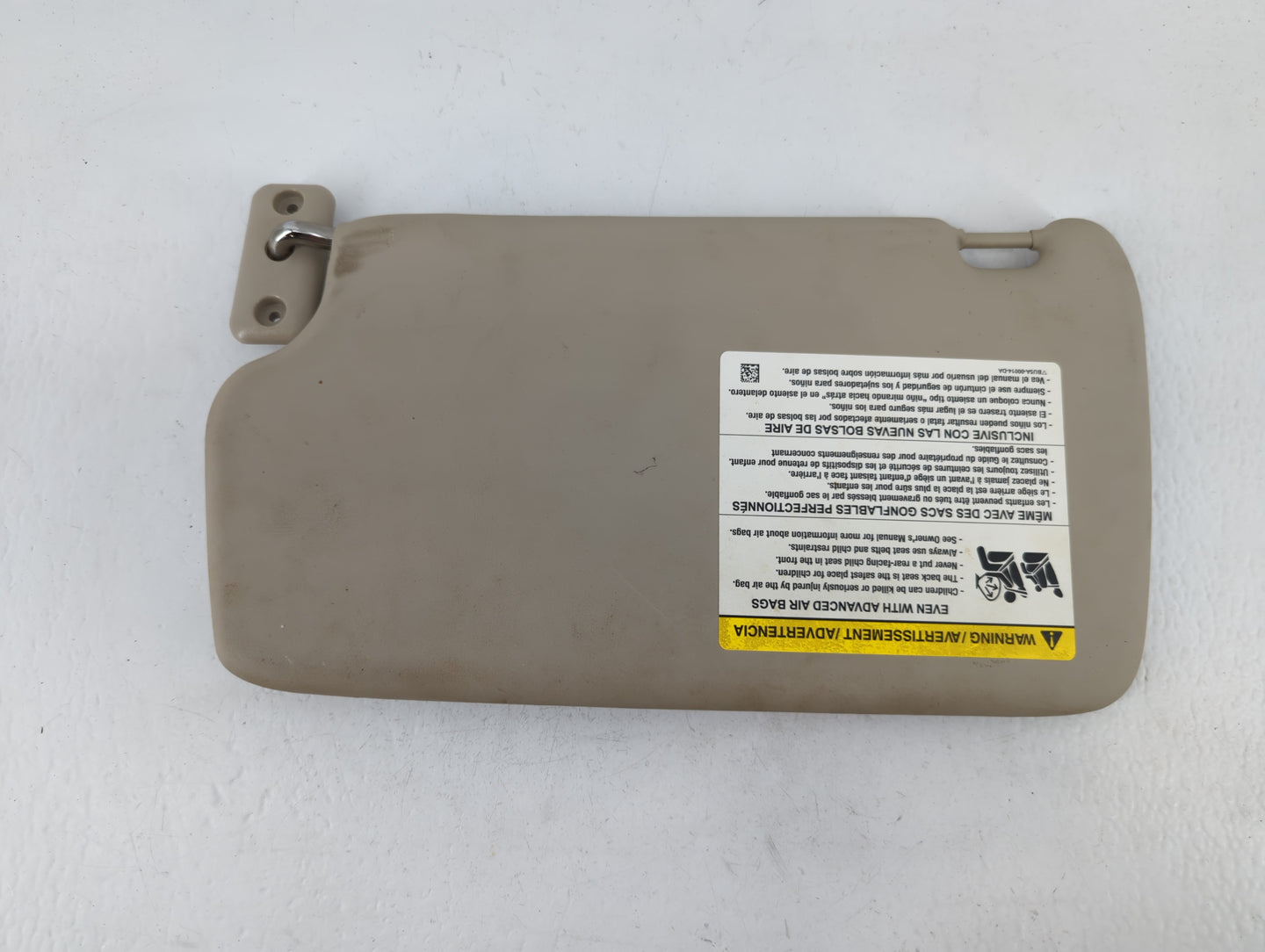 2011-2019 Ford Fiesta Sun Visor Shade Replacement Passenger Right Mirror Fits Fits 2011 2012 2013 2014 2015 2016 2017 2018 2019 OEM Used Auto Parts - Oemusedautoparts1.com