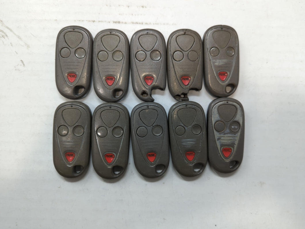 Lot of 10 Acura Keyless Entry Remote Fob MIXED FCC IDS MIXED PART NUMBERS