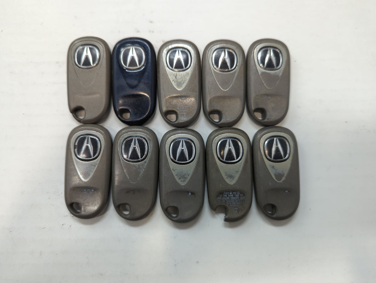 Lot of 10 Acura Keyless Entry Remote Fob E4EG8D-444H-A MIXED PART NUMBERS - Oemusedautoparts1.com
