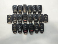 Lot of 20 Hyundai Keyless Entry Remote Fob MIXED FCC IDS MIXED PART - Oemusedautoparts1.com
