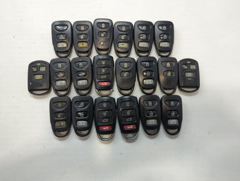 compare product Lot of 20 Hyundai Keyless Entry Remote Fob MIXED FCC IDS MIXED PART