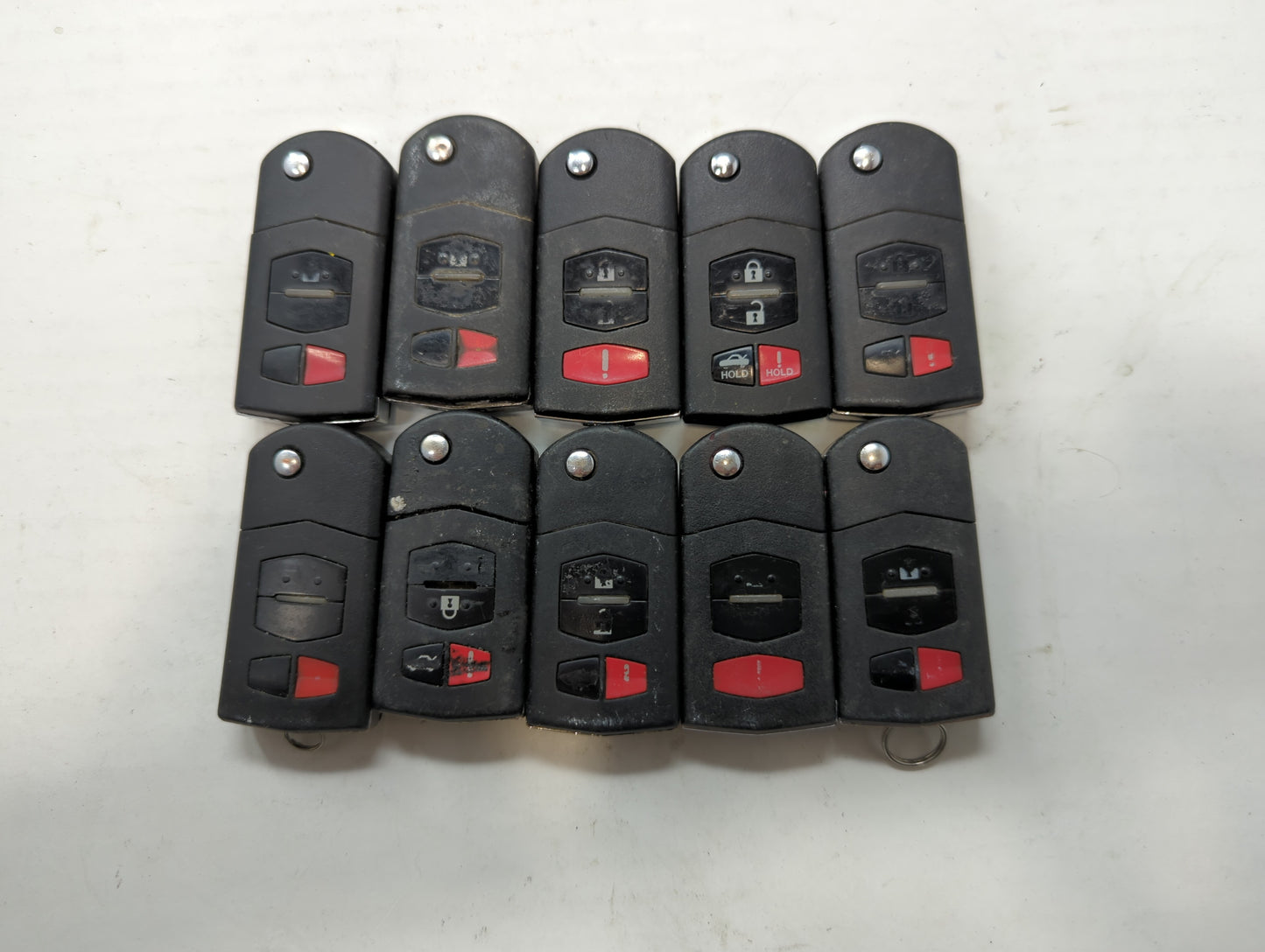 Lot of 10 Mazda Keyless Entry Remote Fob HYQ2AB | HYQ2EB 13598511A | - Oemusedautoparts1.com