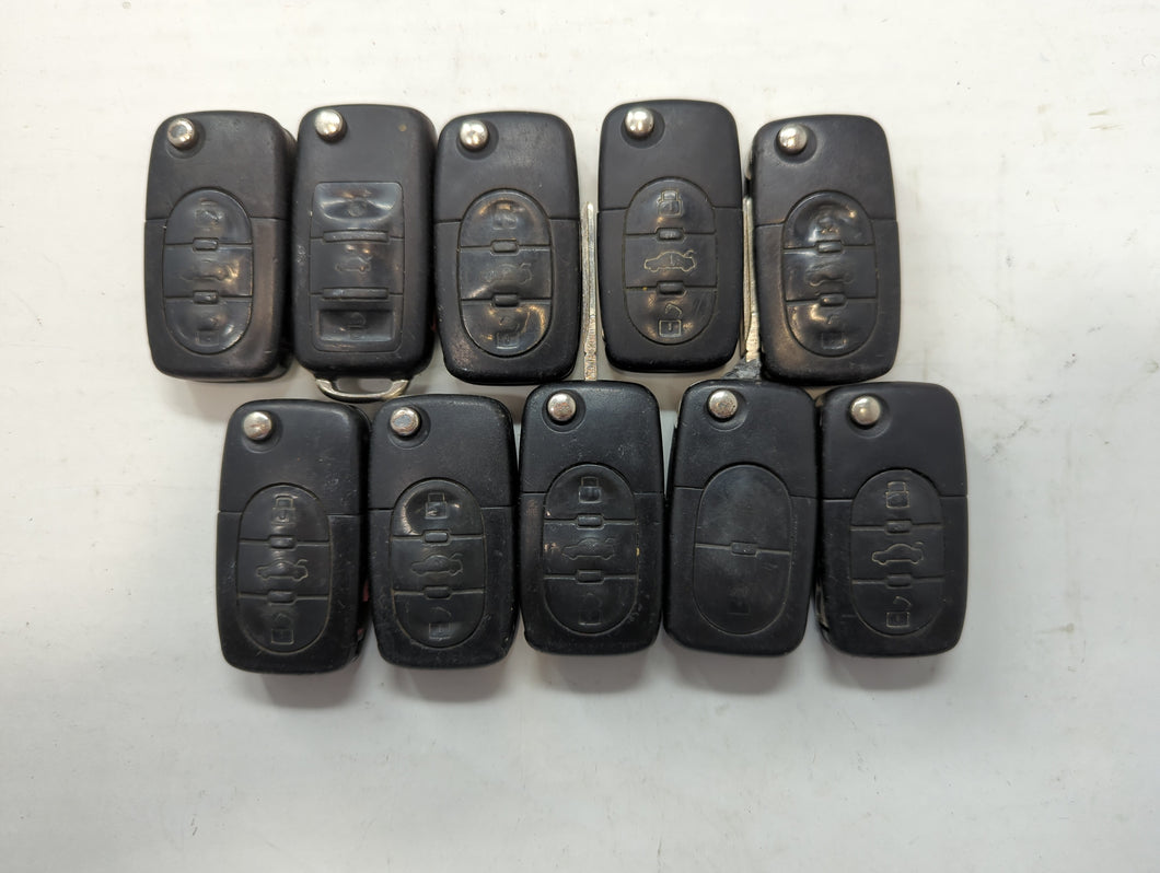 Lot of 10 Audi Keyless Entry Remote Fob MYT8Z0837231 | KR55WK45032 |