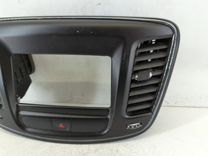 2015 Chrysler 200 Radio Climate Panel Bezel