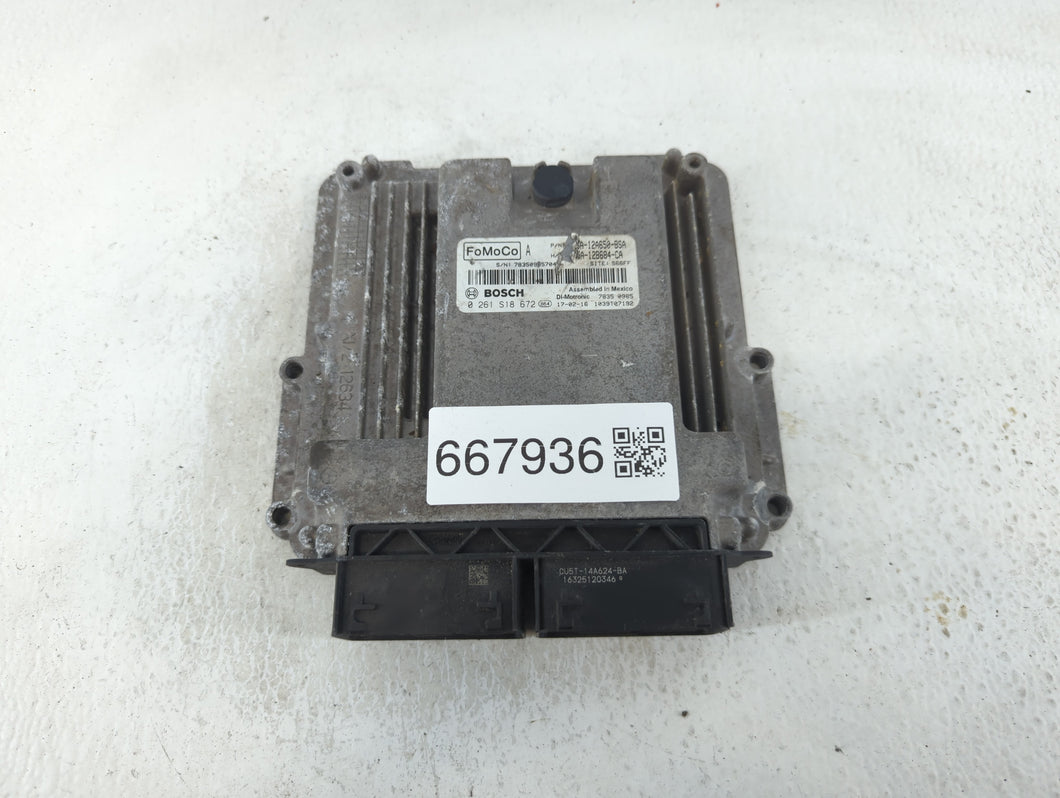 2015-2018 Ford Edge PCM Engine Control Computer ECU ECM PCU OEM P/N:FB5A-12A650-BSA Fits Fits 2015 2016 2017 2018 2019 OEM Used Auto Parts