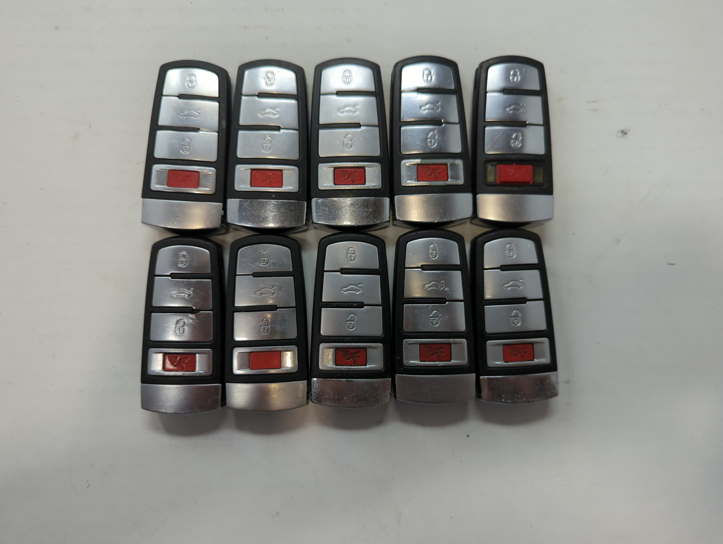 Lot of 10 Volkswagen Keyless Entry Remote Fob NBG009066T | 2AOKM-VN1 - Oemusedautoparts1.com