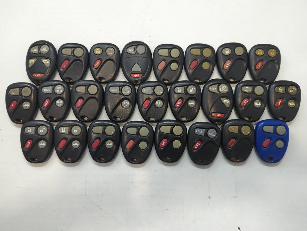 Lot of 25 Chevrolet Keyless Entry Remote Fob L2C0007T | LHJ011 |