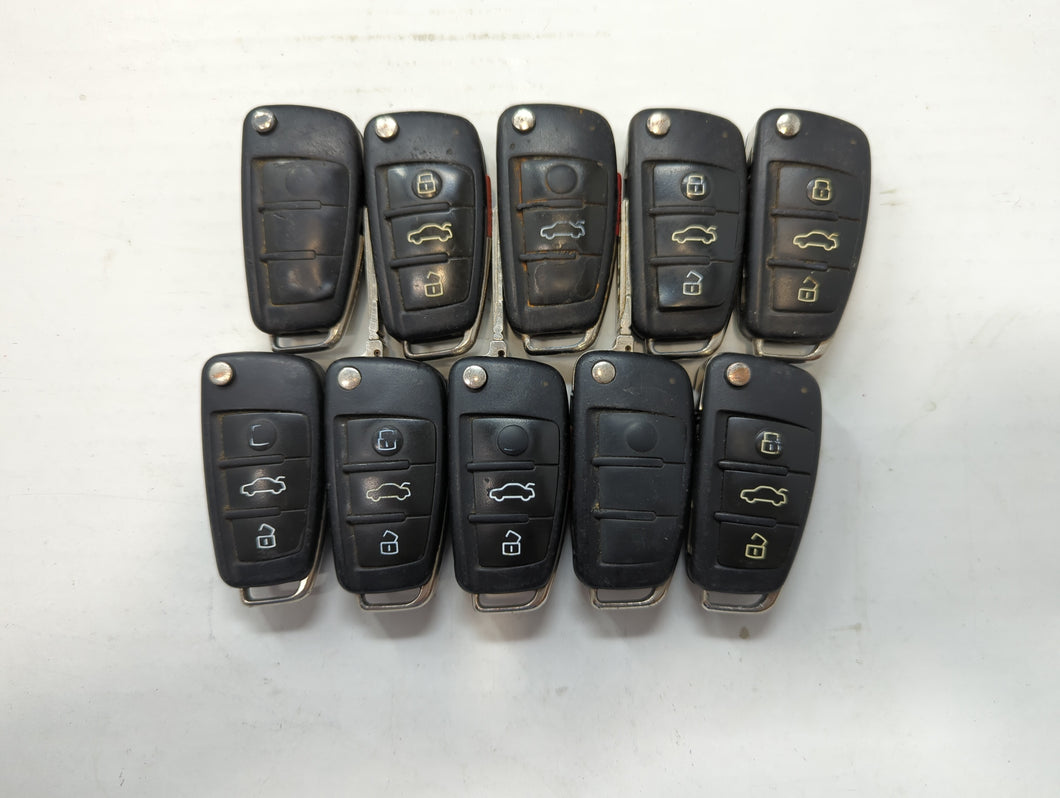 Lot of 10 Audi Keyless Entry Remote Fob IYZ3314 | NBG009272T | MYT4073A