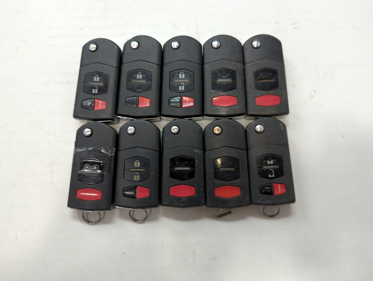 Lot of 10 Mazda Keyless Entry Remote Fob KPU41788 | BGBX1T478SKE12501 - Oemusedautoparts1.com