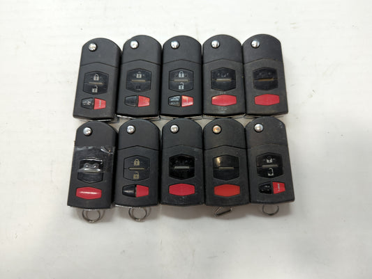 Lot of 10 Mazda Keyless Entry Remote Fob KPU41788 | BGBX1T478SKE12501 - Oemusedautoparts1.com
