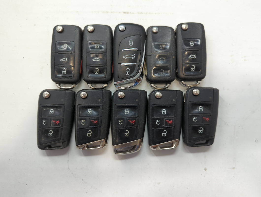 Lot of 20 Volkswagen Keyless Entry Remote Fob NBG010180T | NBG735868T