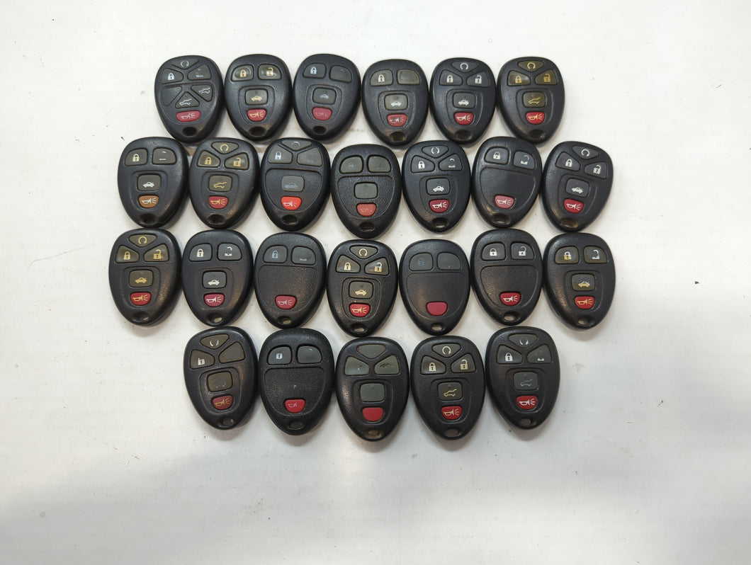 Lot of 25 Chevrolet Keyless Entry Remote Fob OUC60270 | OUC60221