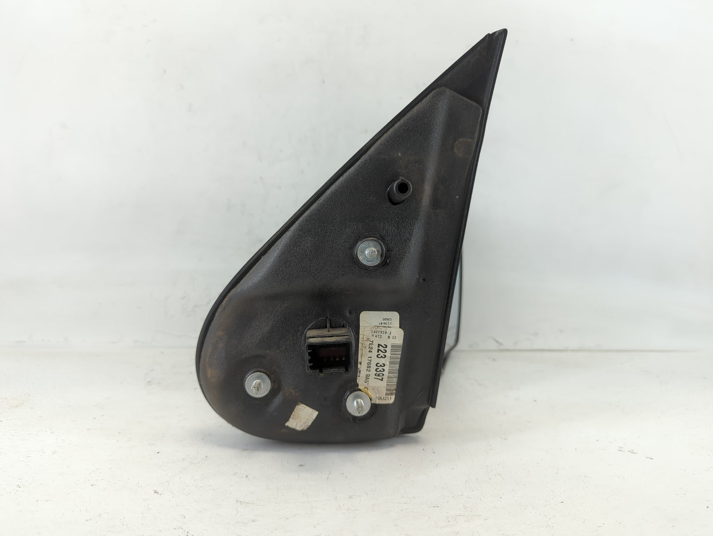 2006-2010 Ford Explorer Driver Left Side View Manual Door Mirror Black - Oemusedautoparts1.com