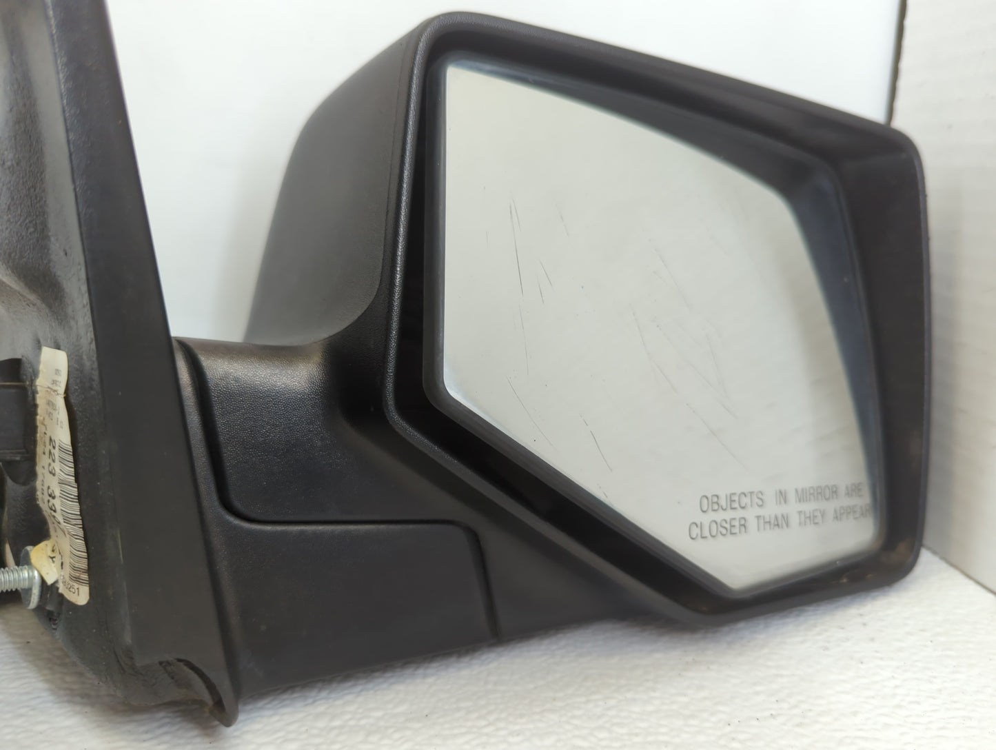 2006-2010 Ford Explorer Driver Left Side View Manual Door Mirror Black - Oemusedautoparts1.com