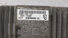 2014 Honda Accord PCM Engine Control Computer ECU ECM PCU OEM P/N:37820-5A3-L21 Fits OEM Used Auto Parts - Oemusedautoparts1.com