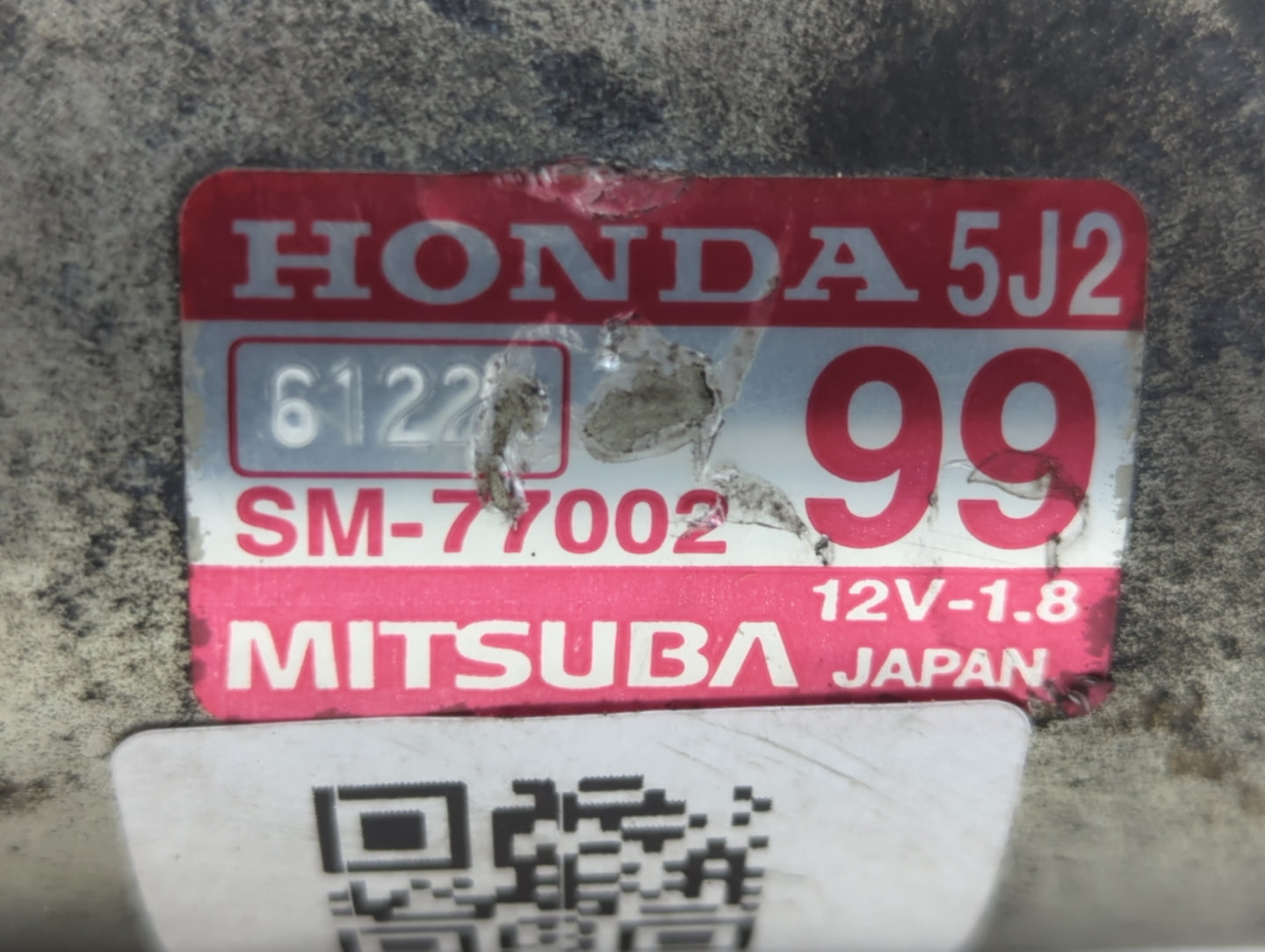 2016 Jeep Wrangler Car Starter Motor Solenoid OEM P/N:SM-77002 Fits OEM Used Auto Parts - Oemusedautoparts1.com