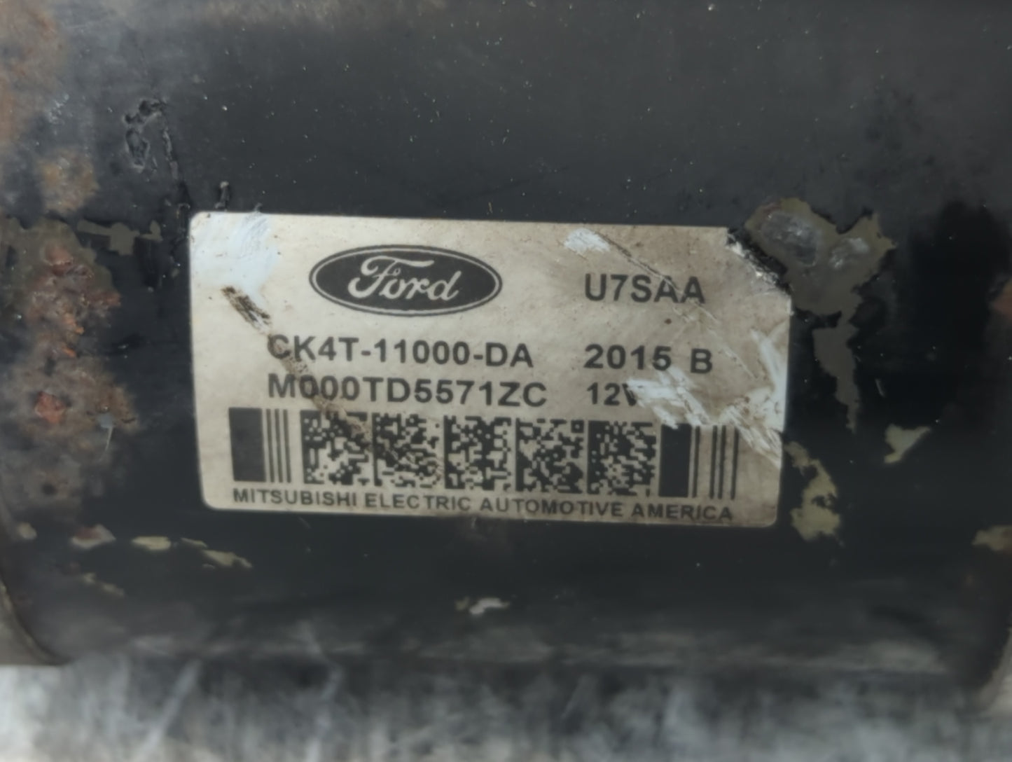2015 Ford Expedition Car Starter Motor Solenoid OEM P/N:CK4T-11000-DA Fits OEM Used Auto Parts - Oemusedautoparts1.com