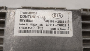 2011-2013 Kia Optima PCM Engine Control Computer ECU ECM PCU OEM P/N:39101-2G862 39111-2G862, 39101-2G861 Fits Fits 2011 2012 2013 OEM Used Auto Parts - Oemusedautoparts1.com 