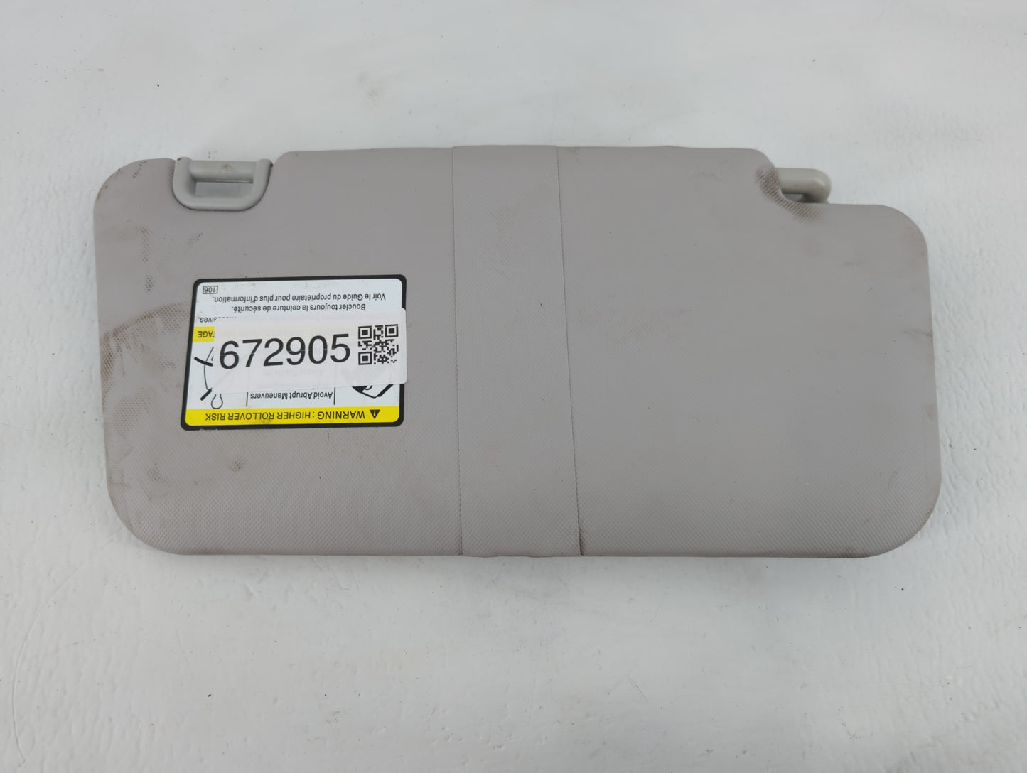 2010 Subaru Forester Sun Visor Shade Replacement Driver Left Mirror Fits OEM Used Auto Parts - Oemusedautoparts1.com