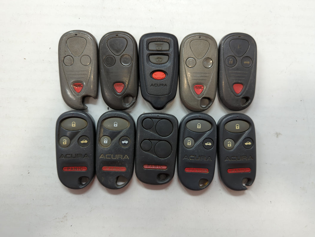 Lot of 10 Acura Keyless Entry Remote Fob CWT72147KA 72158-KA