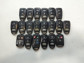 compare product Lot of 20 Hyundai Keyless Entry Remote Fob MIXED FCC IDS MIXED PART