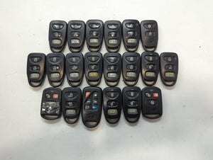 Lot of 20 Hyundai Keyless Entry Remote Fob MIXED FCC IDS MIXED PART