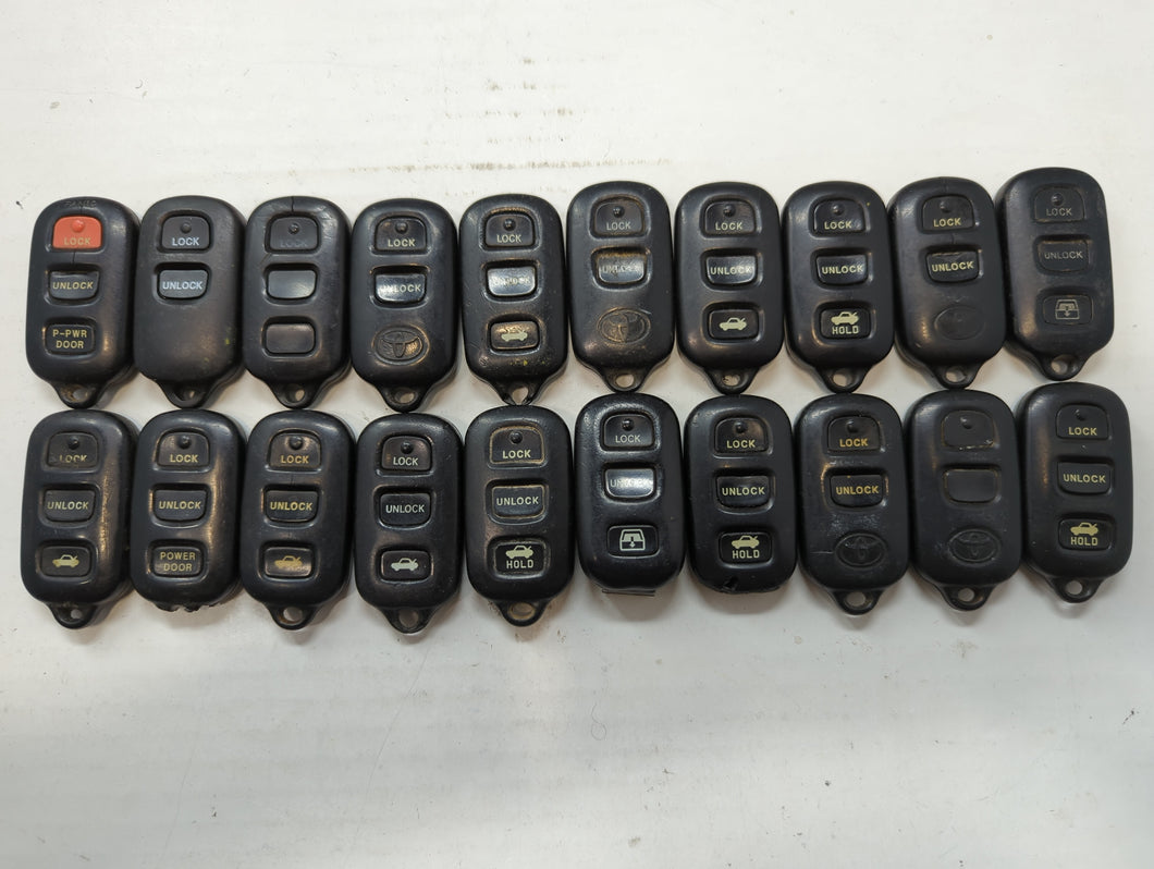 Lot of 20 Toyota Keyless Entry Remote Fob GQ43VT14T | HYQ12BAN