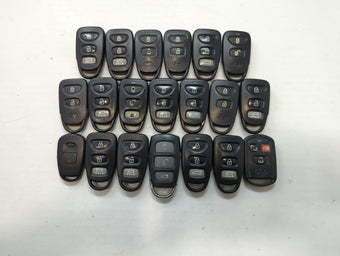 compare product Lot of 20 Hyundai Keyless Entry Remote Fob MIXED FCC IDS MIXED PART