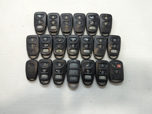 Lot of 20 Hyundai Keyless Entry Remote Fob MIXED FCC IDS MIXED PART - Oemusedautoparts1.com