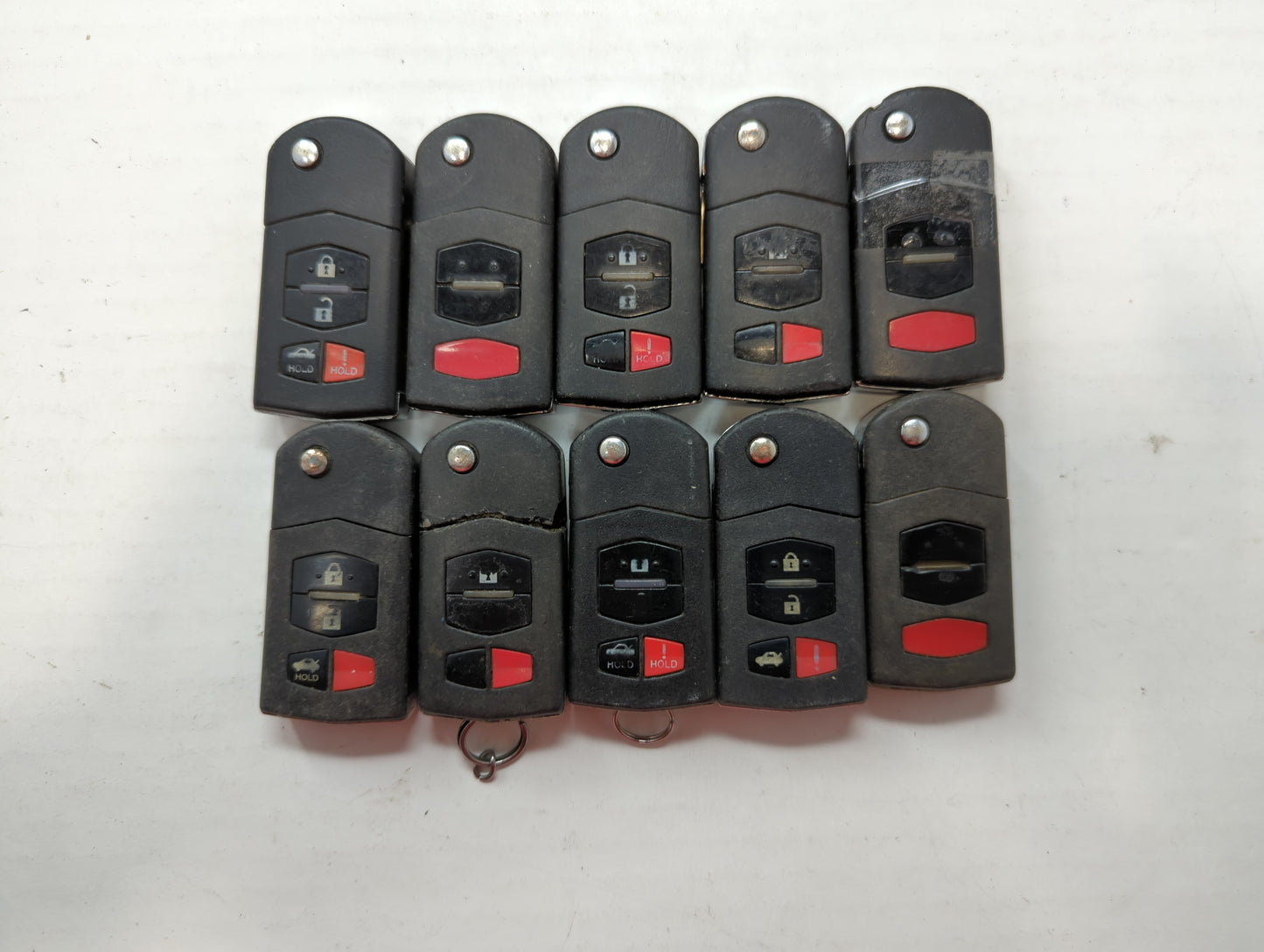 Lot of 10 Mazda Keyless Entry Remote Fob KPU41788 | BGBX1T478SKE12501 - Oemusedautoparts1.com